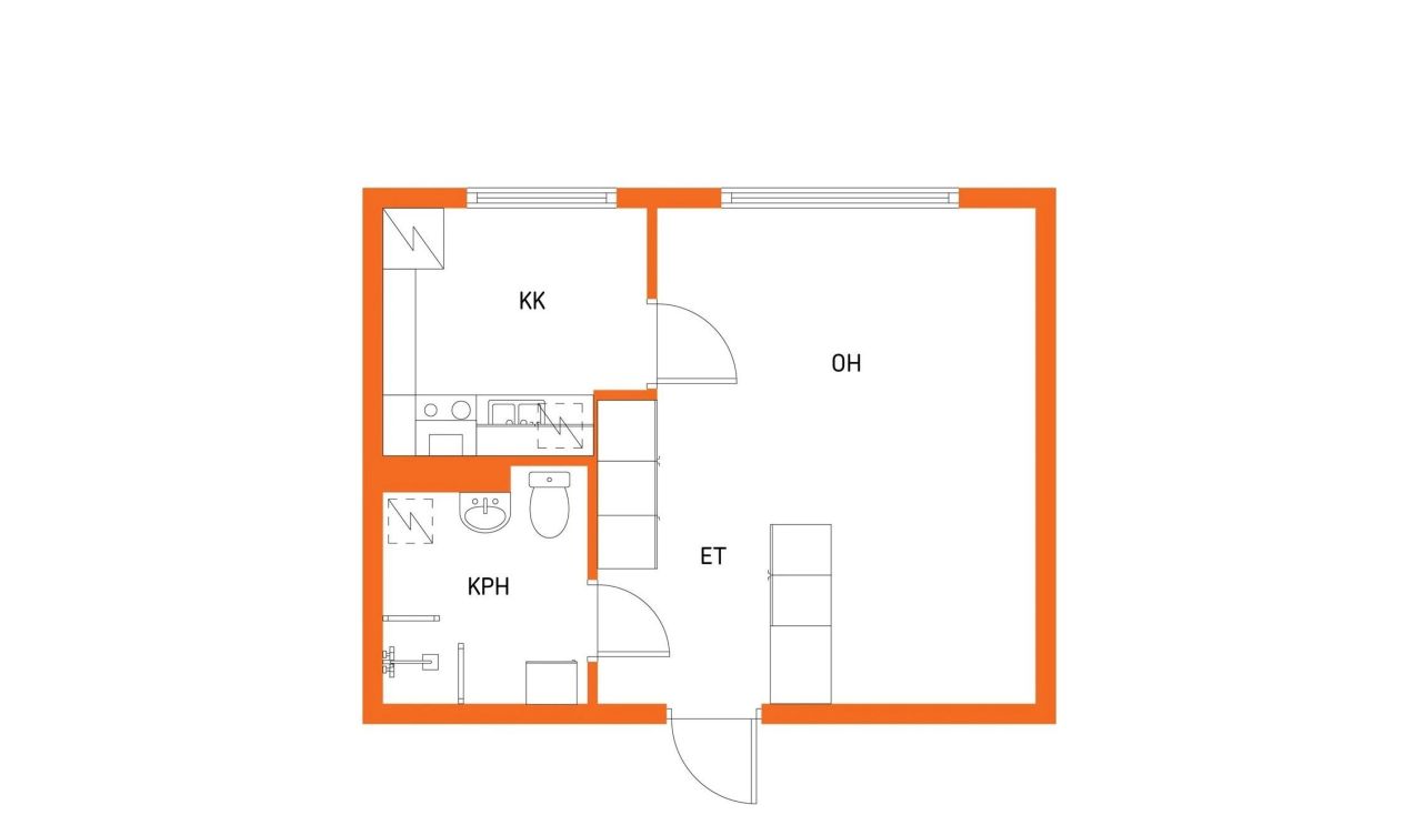 Квартира в Мянття, Финляндия, 30.5 м² - фото 2
