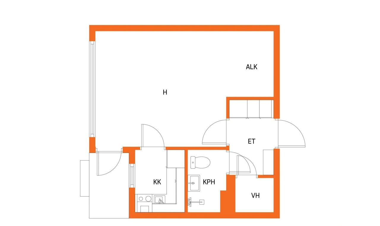 Квартира в Мянття, Финляндия, 30.5 м² - фото 2