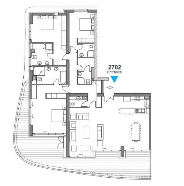 Апартаменты в Лимасоле, Кипр, 375 м² - фото 3