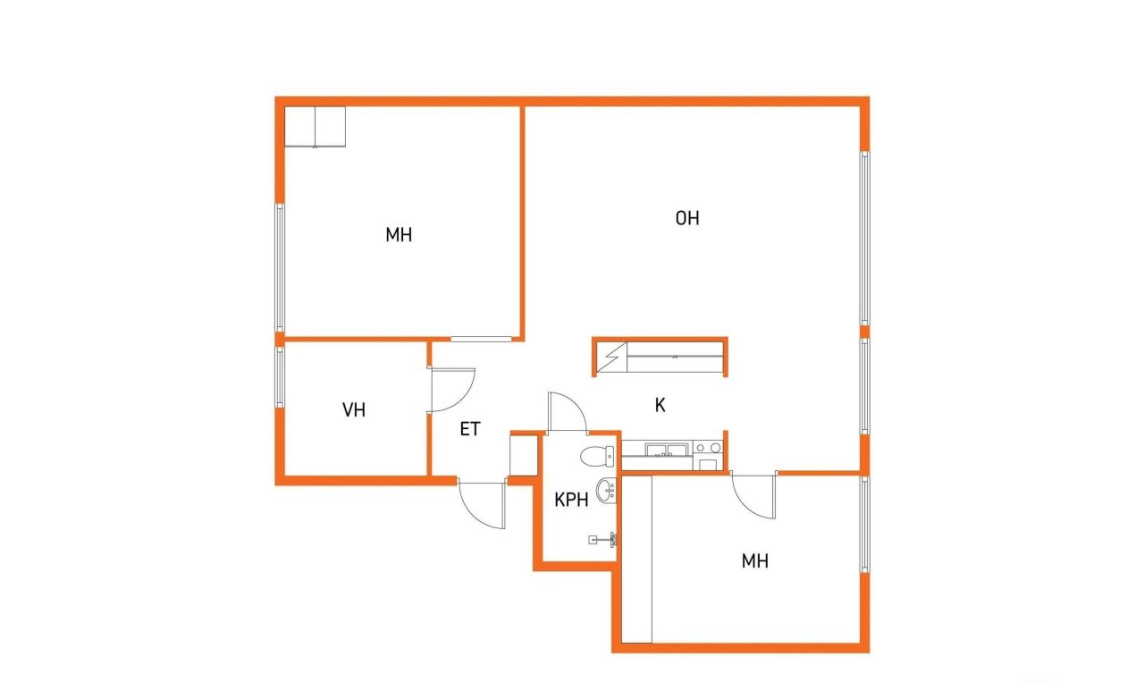 Квартира в Леппявирта, Финляндия, 54 м² - фото 3