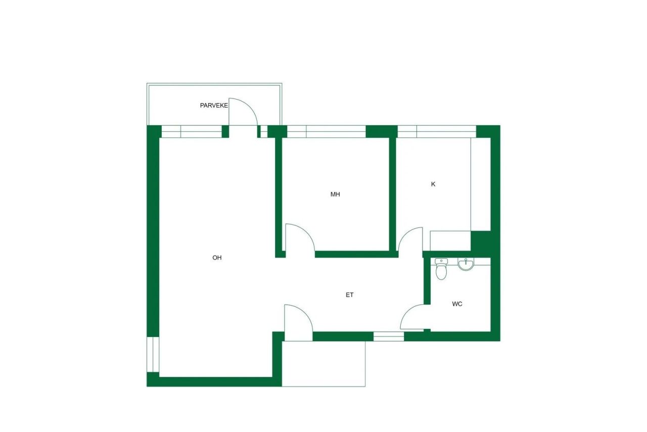 Квартира в Пиексямяки, Финляндия, 58 м² - фото 2