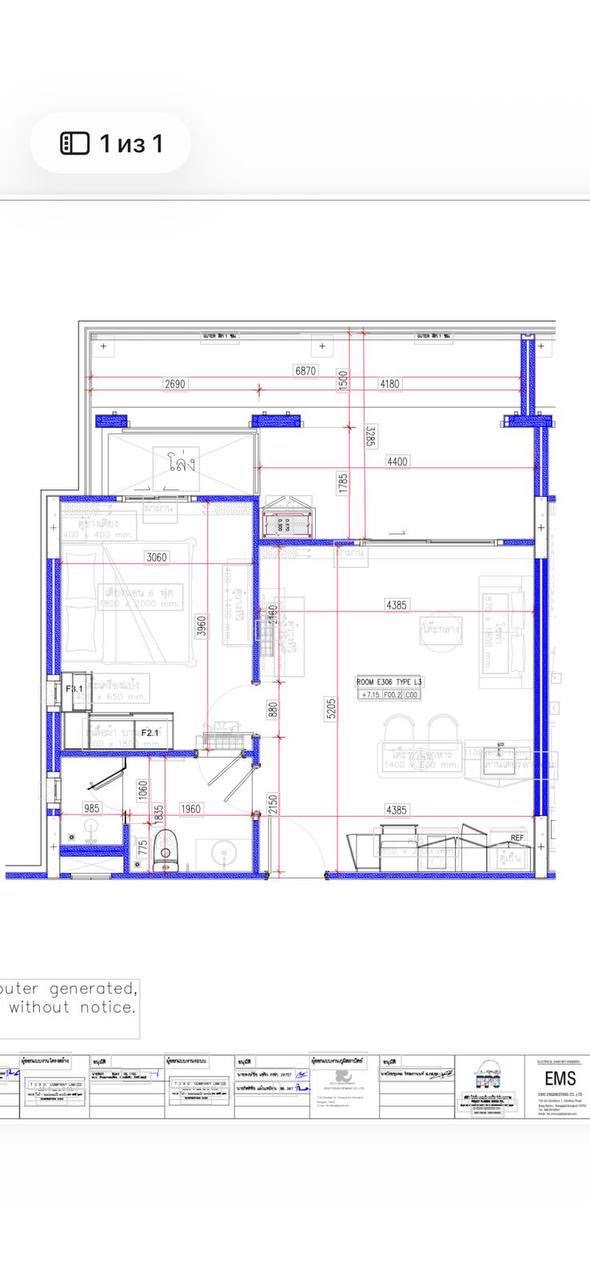 Апартаменты на острове Пхукет, Таиланд, 61 м² - фото 10