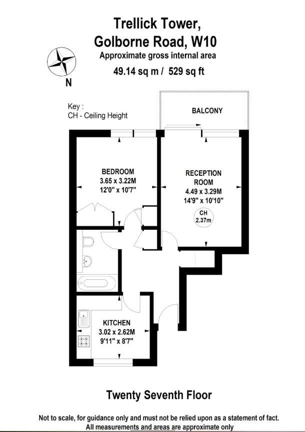 Квартира в Лондоне, Великобритания, 49 м² - фото 5