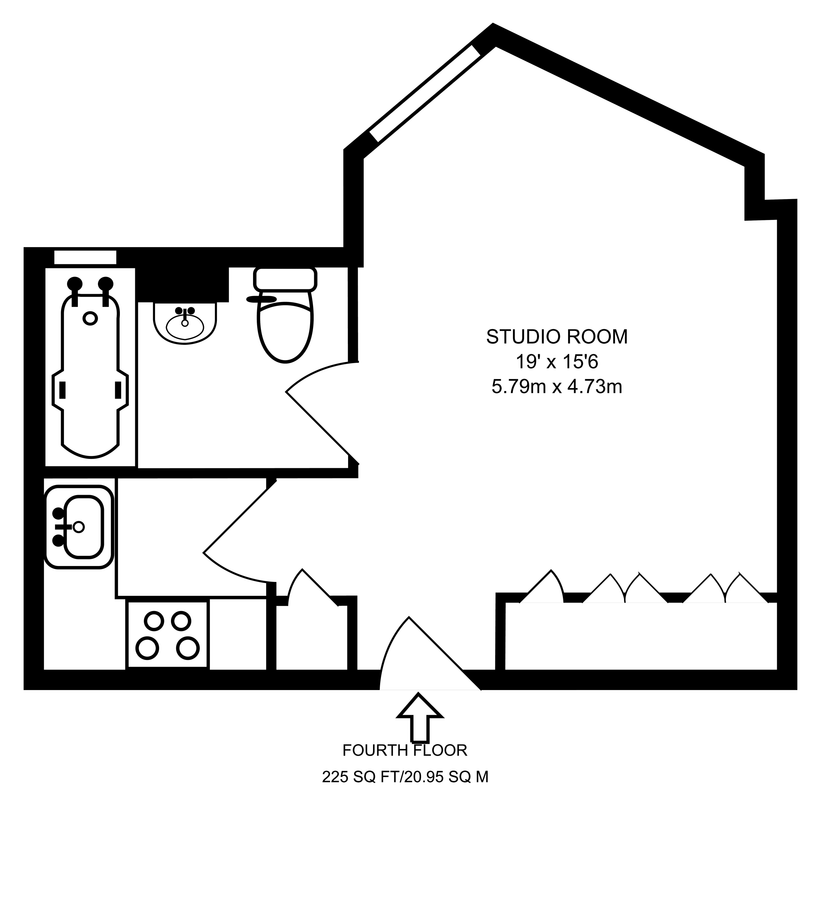 Квартира в Лондоне, Великобритания, 21 м² - фото 7
