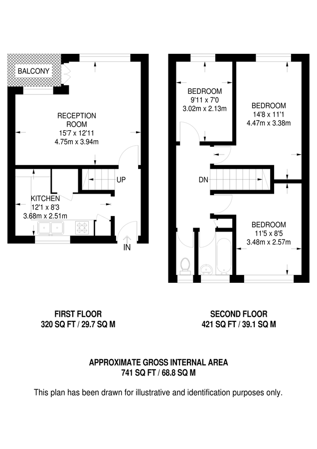 Квартира в Лондоне, Великобритания, 39 м² - фото 9