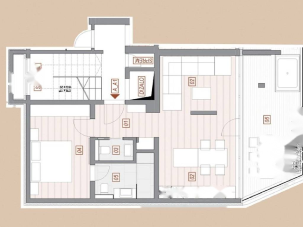 Квартира в Опатии, Хорватия, 52 м² - фото 9