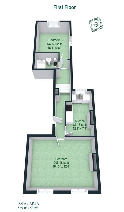 Квартира в Лондоне, Великобритания, 19 м² - фото 11