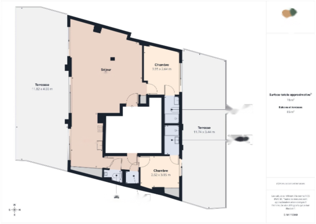 Квартира в Каннах, Франция, 78 м² - фото 11