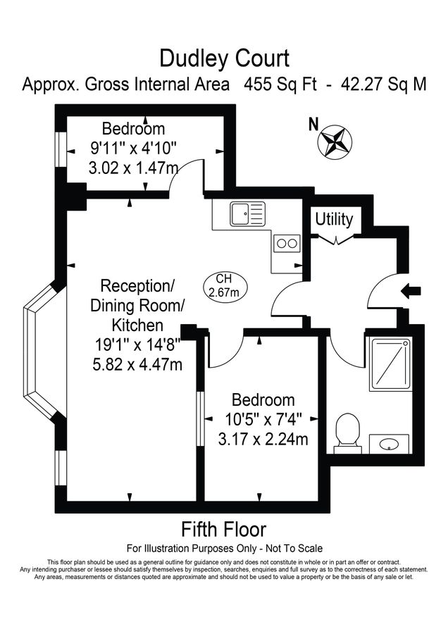 Квартира в Лондоне, Великобритания, 42 м² - фото 12