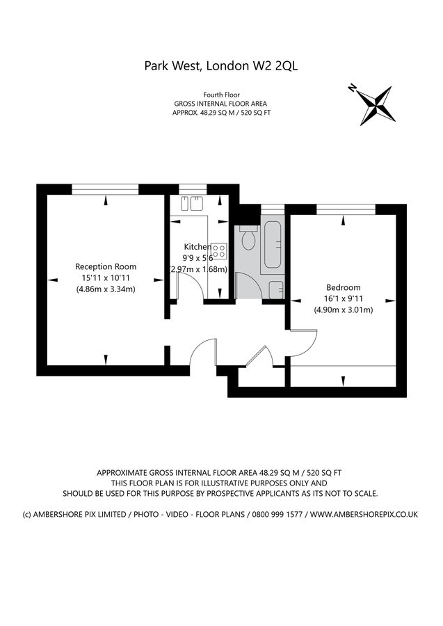 Квартира в Лондоне, Великобритания, 48 м² - фото 13
