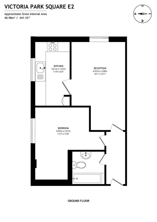 Квартира в Лондоне, Великобритания, 41 м² - фото 16
