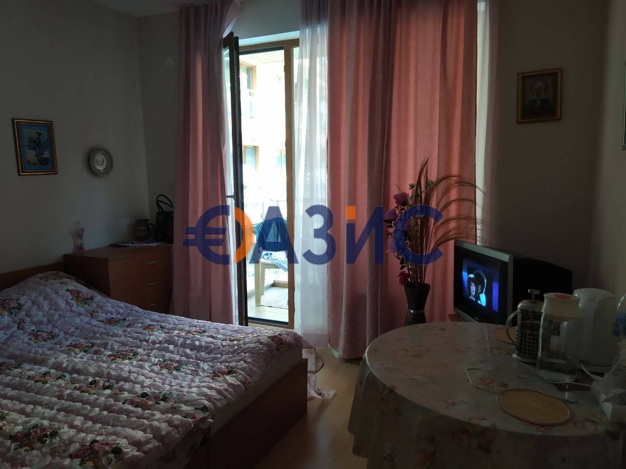 Апартаменты на Солнечном берегу, Болгария, 35.8 м² - фото 3