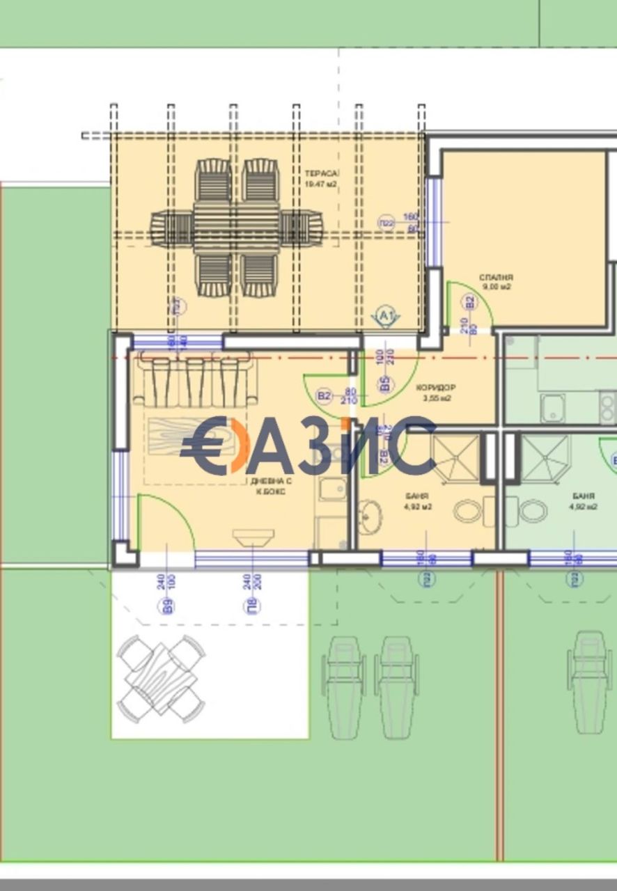 Апартаменты в Кошарице, Болгария, 85 м² - фото 3
