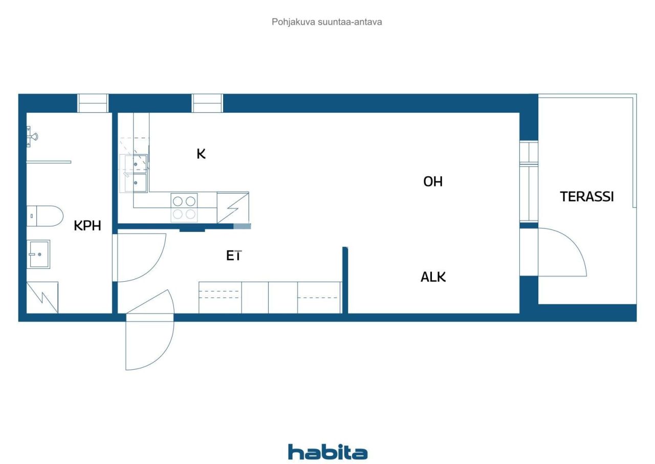 Апартаменты в Вантаа, Финляндия, 34 м² - фото 2