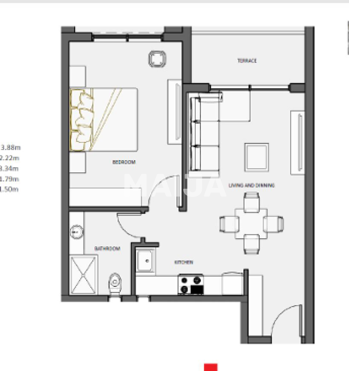 Апартаменты в Хургаде, Египет, 83.3 м² - фото 2