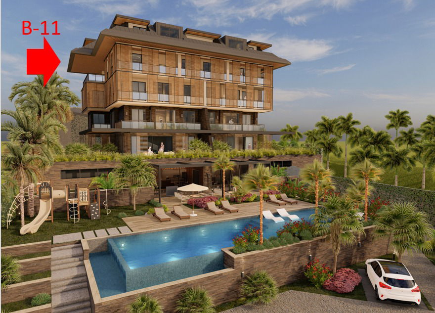 Апартаменты в Алании, Турция, 94 м² - фото 4