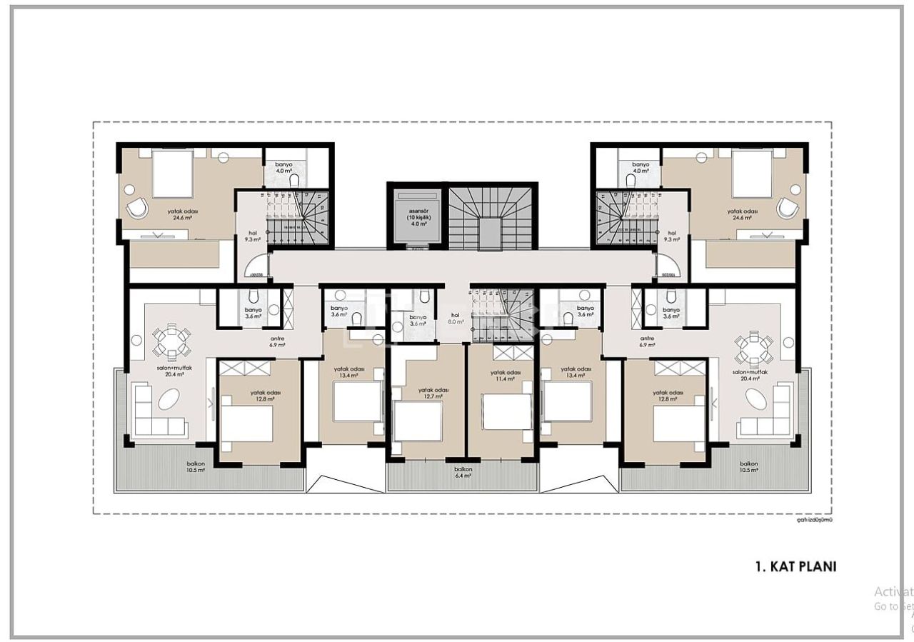 Апартаменты в Алании, Турция, 313 м² - фото 13