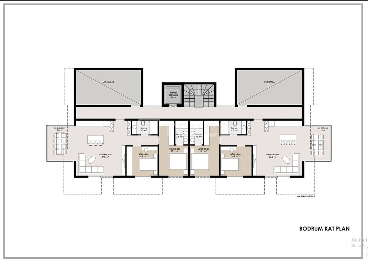 Апартаменты в Алании, Турция, 313 м² - фото 14