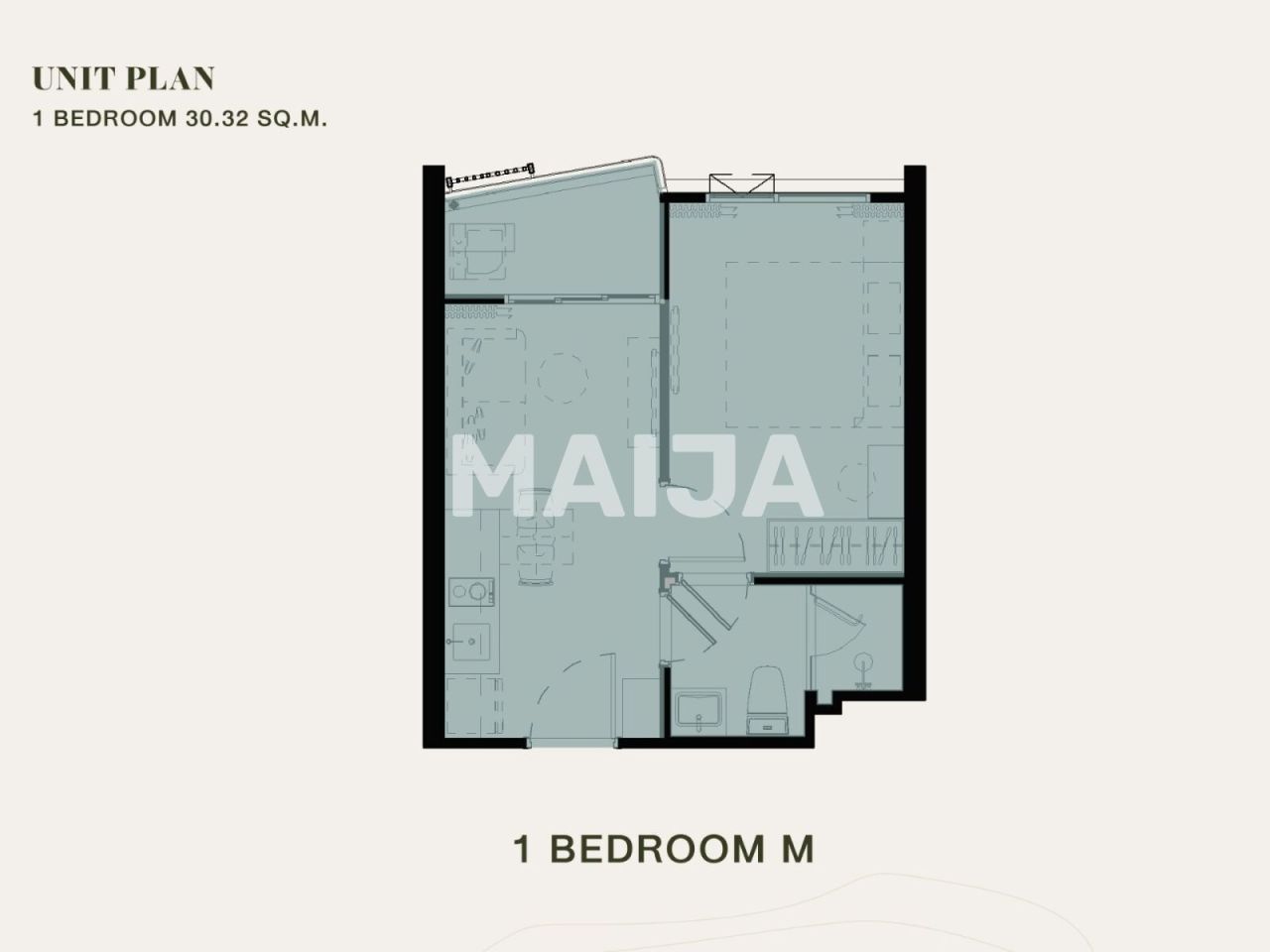 Апартаменты на острове Пхукет, Таиланд, 31 м² - фото 2