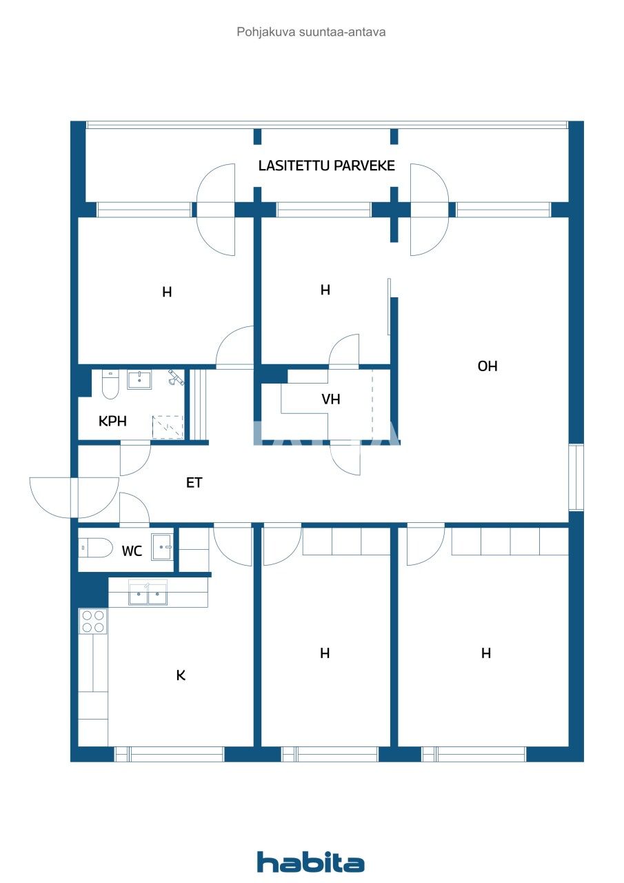 Апартаменты в Лахти, Финляндия, 104 м² - фото 2