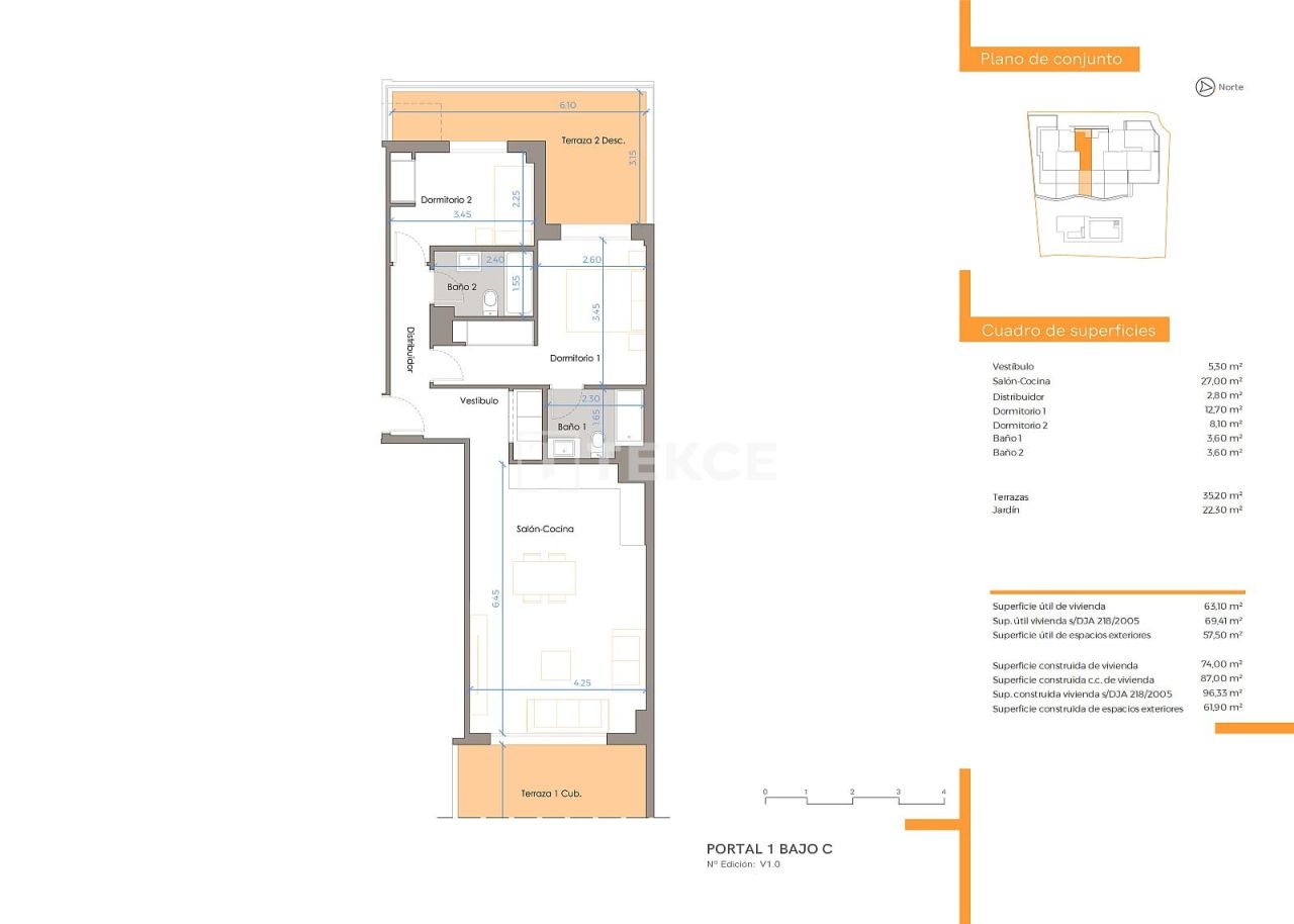 Апартаменты в Михасе, Испания, 88 м² - фото 7