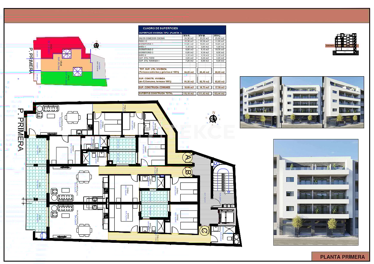 Апартаменты в Торревьехе, Испания, 111 м² - фото 13