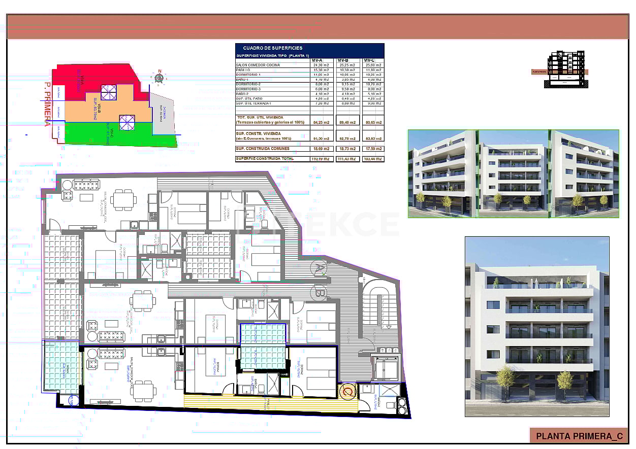 Апартаменты в Торревьехе, Испания, 111 м² - фото 16