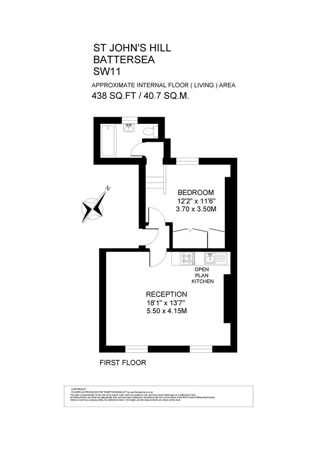 Квартира в Лондоне, Великобритания, 41 м² - фото 7