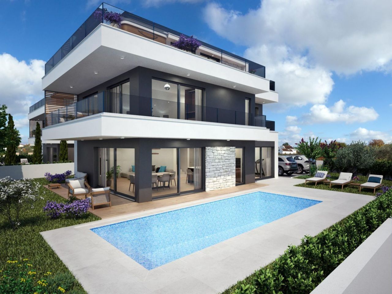 Вилла в Порече, Хорватия, 233 м² - фото 1