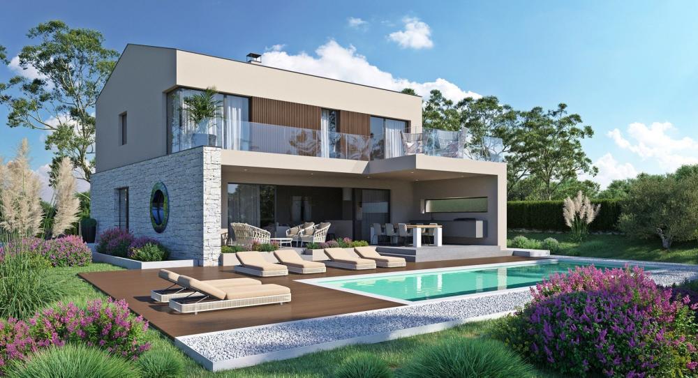 Вилла в Лабине, Хорватия, 283 м² - фото 1