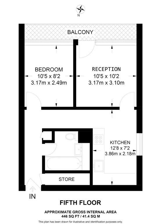 Квартира в Лондоне, Великобритания, 41 м² - фото 10