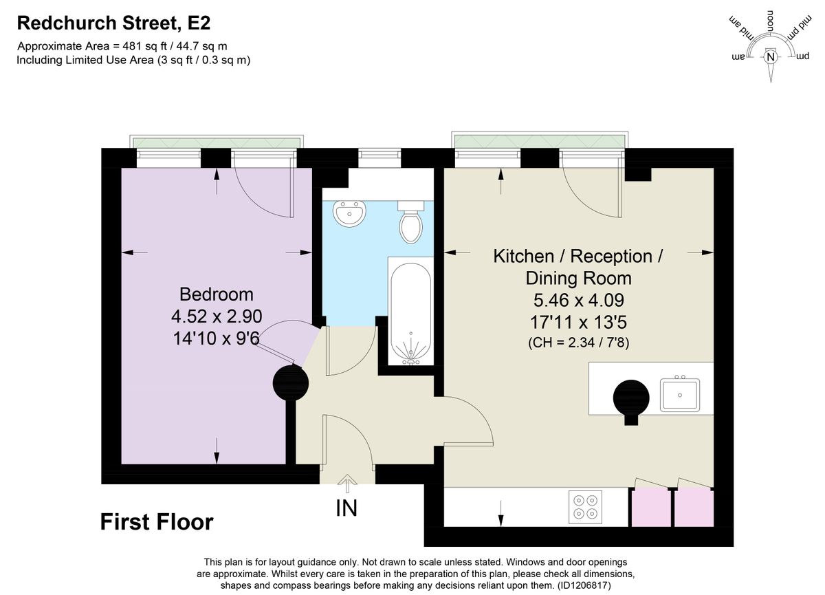 Квартира в Лондоне, Великобритания, 45 м² - фото 11