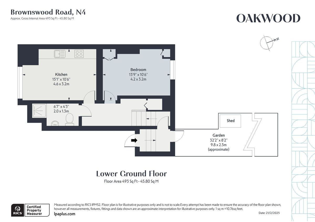 Квартира в Лондоне, Великобритания, 46 м² - фото 11