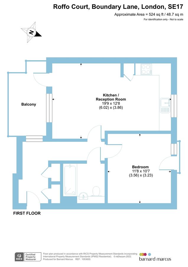 Квартира в Лондоне, Великобритания, 49 м² - фото 13