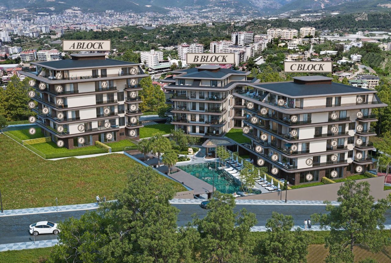 Апартаменты в Алании, Турция, 56 м² - фото 2