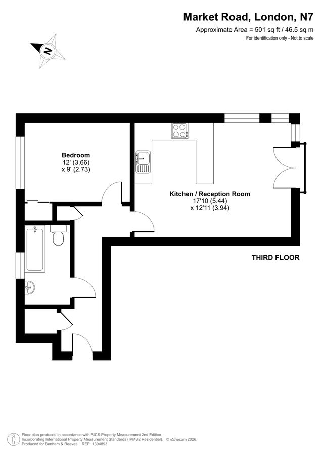 Квартира в Лондоне, Великобритания, 47 м² - фото 16