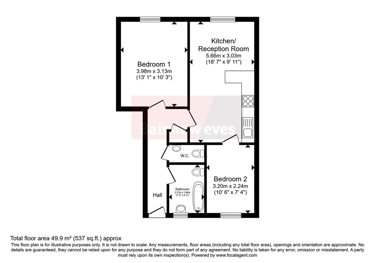 Квартира в Лондоне, Великобритания, 50 м² - фото 18