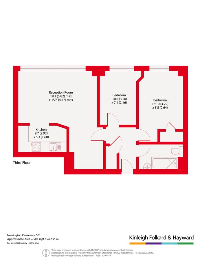 Квартира в Лондоне, Великобритания, 54 м² - фото 19