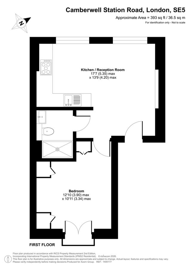 Квартира в Лондоне, Великобритания, 37 м² - фото 19