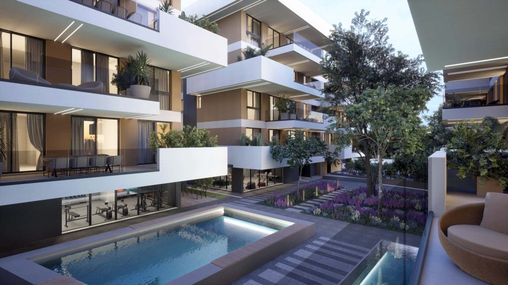 Апартаменты в Ларнаке, Кипр, 98.52 м² - фото 1