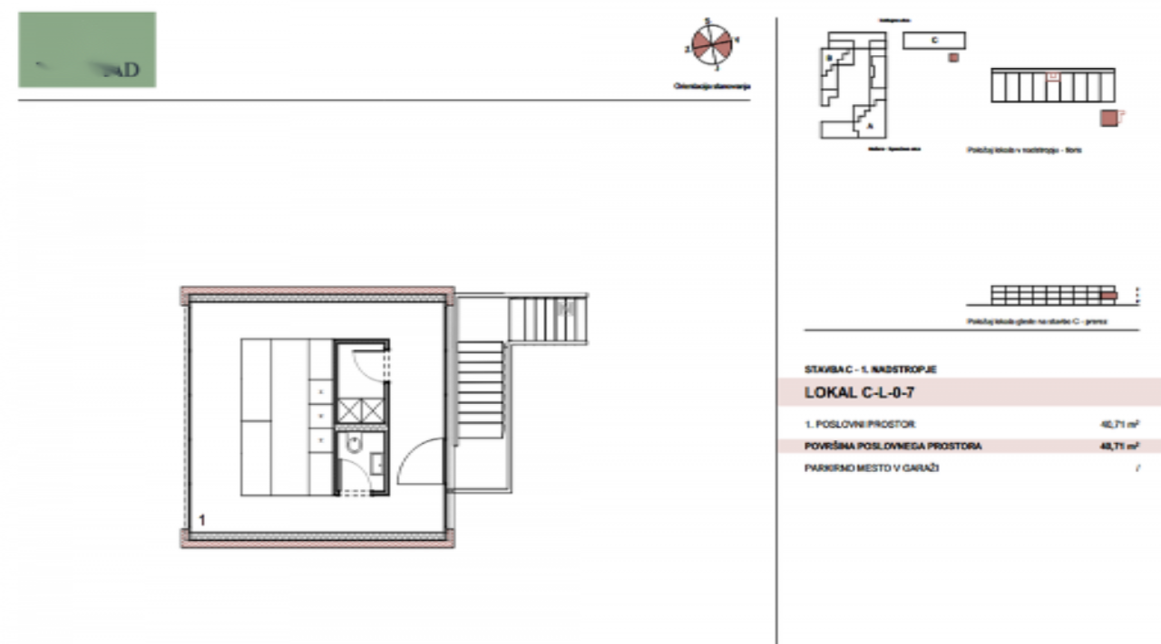 Офис в Любляне, Словения, 40 м² - фото 5