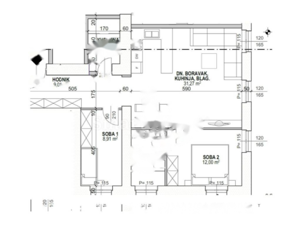 Квартира в Опатии, Хорватия, 69 м² - фото 5