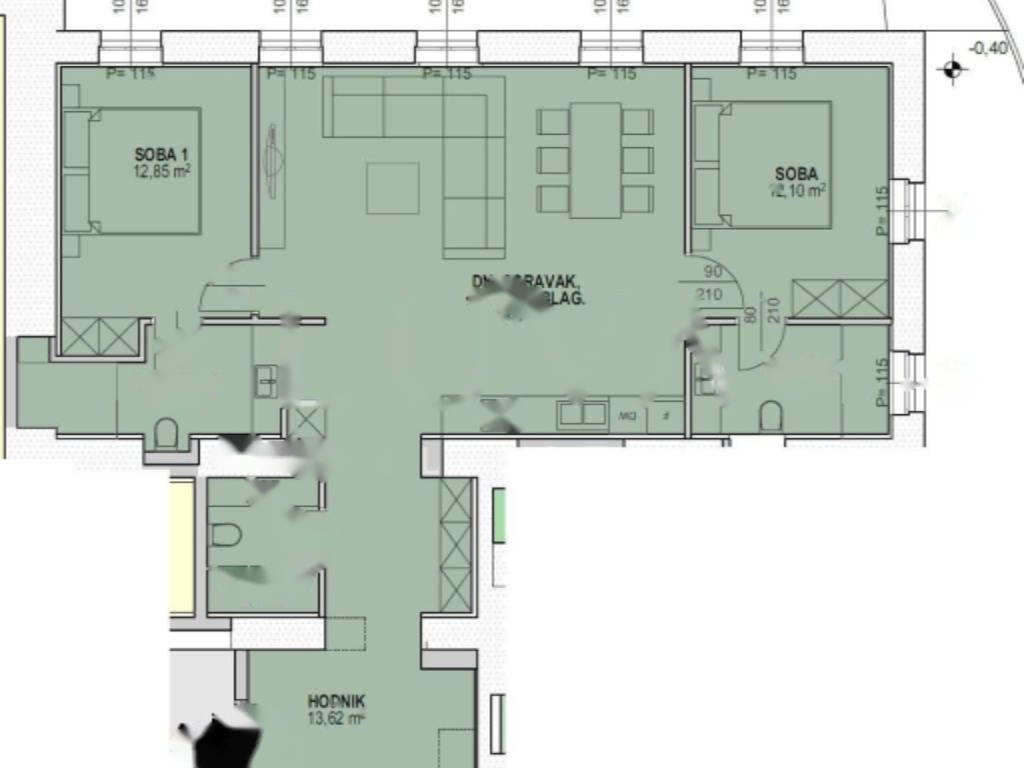 Квартира в Опатии, Хорватия, 91 м² - фото 14