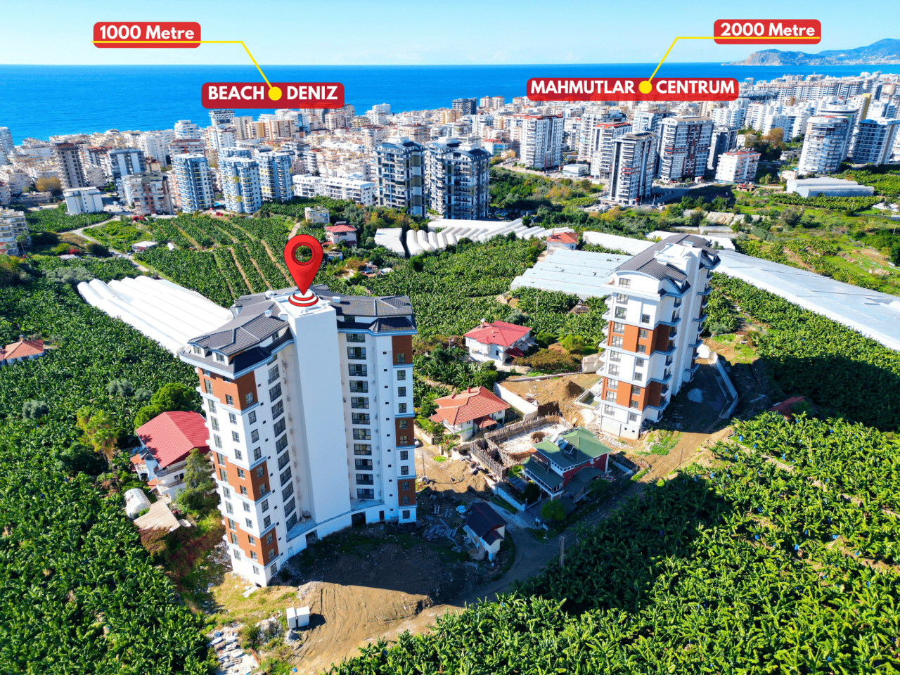 Квартира в Алании, Турция, 80 м² - фото 1