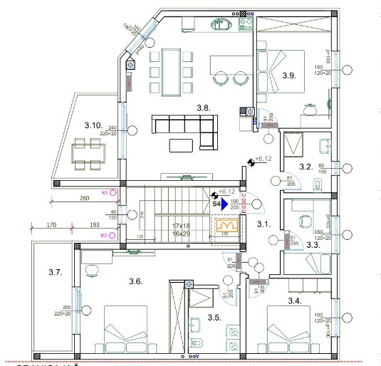 Квартира в Пуле, Хорватия, 117 м² - фото 1