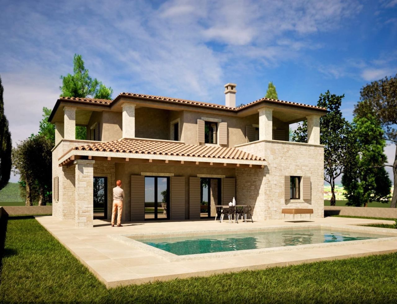 Дом Istria, Kastelir-labinci, Хорватия, 183.3 м² - фото 1
