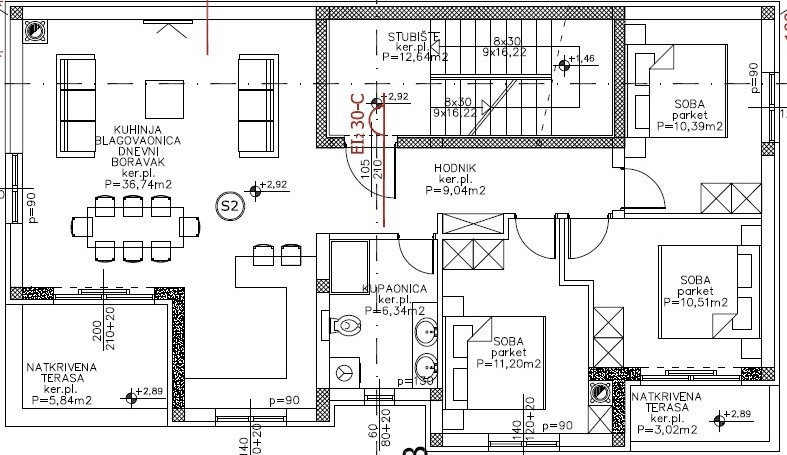 Квартира в Пуле, Хорватия, 93.08 м² - фото 2