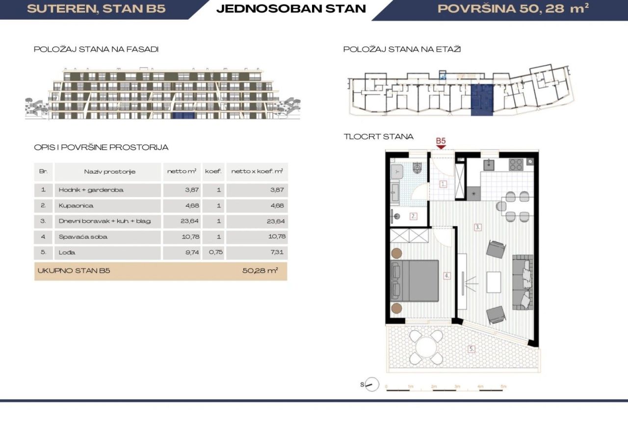 Квартира в Пуле, Хорватия, 54 м² - фото 2