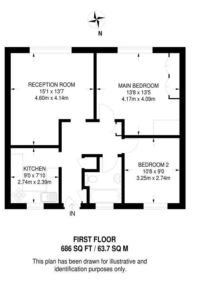 Квартира в Лондоне, Великобритания, 64 м² - фото 8