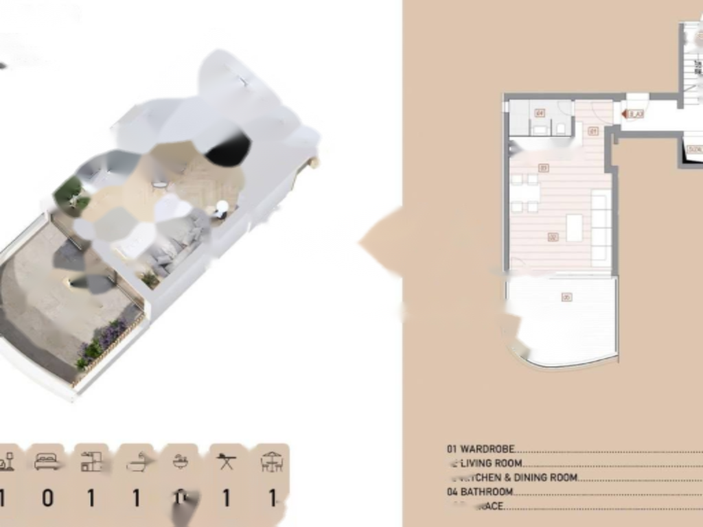 Квартира в Опатии, Хорватия, 37 м² - фото 8